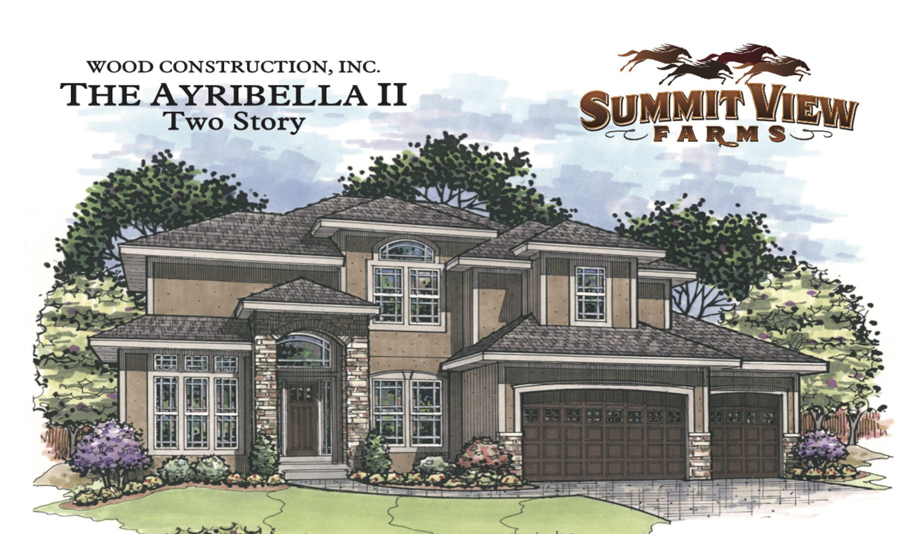 The arbella ii two story home.